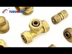 Accesorios de compresión de polietileno entrelazados con certificación ISO