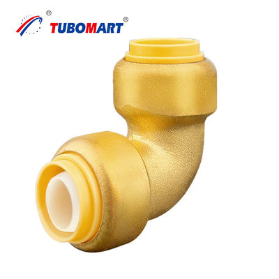 Plomería 1/2 Pex Accesorios de conexión rápida de cobre libre de plomo Accesorios de ajuste de empuje