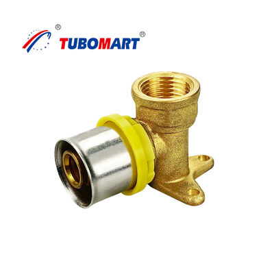 Conectores de tubos Pex de latón comercial 16 mm - 32 mm Accesorios de compresión de tubos Pex