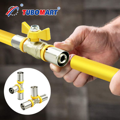 Pex Al Pex Press Fittings 3/4 pulgadas con compatibilidad de tubos PEX profesionales