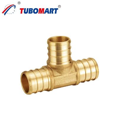 Fittings de ajuste sin plomo de Pex de latón Fittings de ajuste de latón de plomería para sistemas de suministro de agua