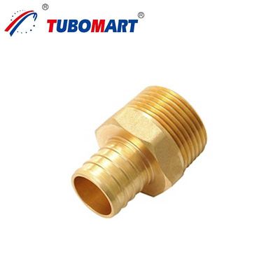 Sistemas de suministro de agua 1/2 pulgada Pex Crimp Accesorios Resistencia a la corrosión
