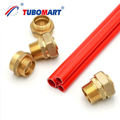 Fittings de tubería PEX B de alta temperatura ajuste de compresión ajuste de empuje en ajuste ISO9001