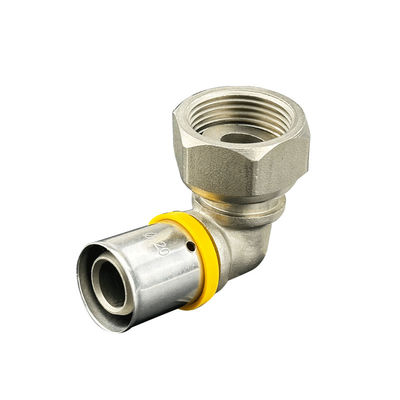 CW602N Fittings de prensa de latón al por mayor Tubos de gas de múltiples capas Tubo de Pex compuesto Fittings de compresión de latón