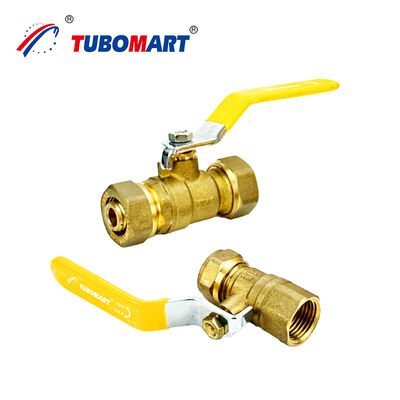 2 pulgadas GAS válvula de bolas de latón para PEX-AL-PEX