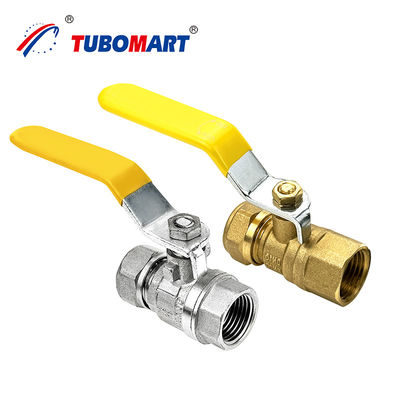ISO 17484-1 y AS 417.8 NPT o BSP hilos de latón válvula de bola forjada para gas y agua