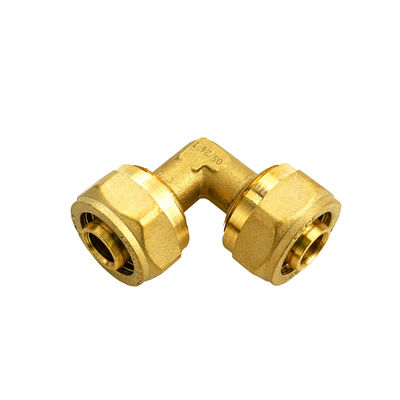 Accesorios de compresión de latón para el codo y el tee ISO 9001 Certificado ISO 9001/9002 ISO 14001