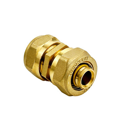 Fittings para tuberías de latón con tornillo giratorio para juntas masculinas y femeninas de compresión Fittings de latón para tuberías de Pex