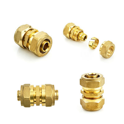 Accesorios de compresión para tubos Pex en sistemas de calefacción por suelo Accesorios de codo para tubos Pex ISO 9001/9002 Certificado