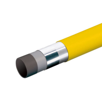 OEM ODM Amarillo 16-32mm Calentamiento por suelo de múltiples capas Al PEX Tubo de gas PEX compuesto