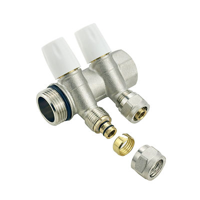 Personalizado 2/3 /4/5/6 Way Plumbing de acero inoxidable Manifold Sistema de calefacción por suelo Manifold de agua de latón
