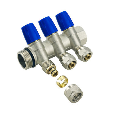 OEM piezas de calefacción de suelo de latón Pex Manifold de agua para un sistema de agua de calefacción eficiente