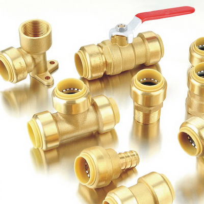 Certificado CE Push in Fittings Plumbing para PEX AL PEX Copper PVC PIPE Suministro de agua EE.UU. CANADA Mercado