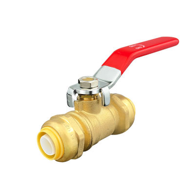 Accesorios de ajuste de empuje de latón Conector recto de tubería de ajuste Pex cobre libre de plomo de latón
