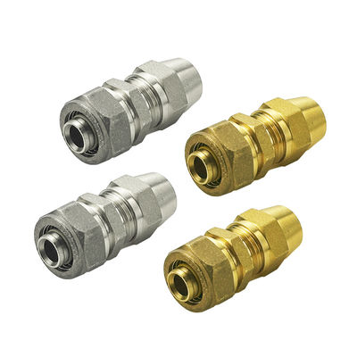 Accesorios para tubos de 3/8 pulgadas Flare X 3/8 pulgadas Hombre NPT Latón Adaptador de gas de media unión 3/8' 'Hombre Flare a 3/8' NPT Accesorios de propano
