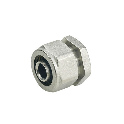 Accesorios de compresión de Pex de color latón o níquel para Pex Al Pex ISO17484-1/AS4176.8 Certificado Tipo de hilo NPT/BSP