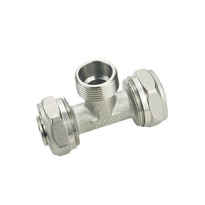 Fittings de compresión Pex Conector masculino femenino para el medidor de gas de latón ISO17484-1/AS4176.8