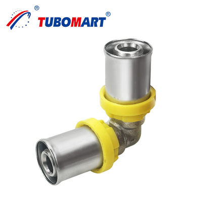 Accesorios de prensa de latón de tipo TH de buena calidad con certificación ISO9001 Accesorios de prensa de Pex Al Pex para sistemas de gas