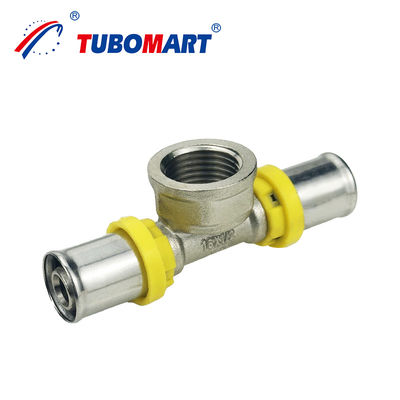 Venta en caliente TH+U Press Fittings Acero inoxidable 304 de acoplamiento masculino para el sistema de tuberías de agua y gas