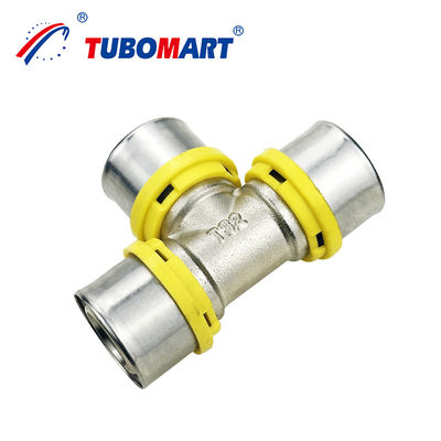 El tipo TH de los accesorios de prensa de latón 16-32 mm Tamaños para el sistema de gas natural U y universal TH&U*H&F&RF