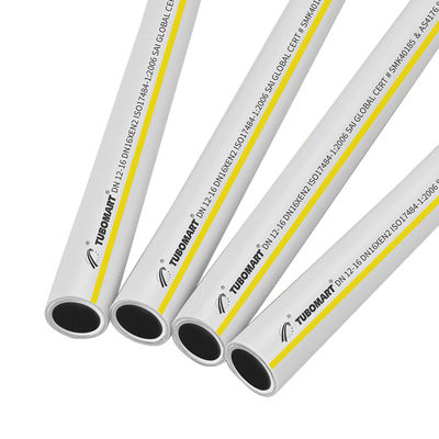 Tubomart OEM PEX-AL-PEX Tubo de gas ISO17484 Tubo PAP de capas múltiples para el sistema de calefacción de gas 16-32mm