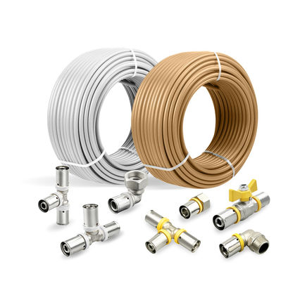 Tubería compuesta de plástico para sistemas de fontanería y gas Tubo de agua de fontanería Pex Al Pex flexible