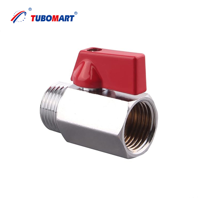 Bsp Npt Threaded Brass Mini Ball Valve for High Temperature Control for Water Gas and Oil Customizable OEM Support