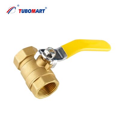 TUBOMART OEM válvula de bola de gas de latón 1/4'-4' de hilo interno de potencia manual para el suministro de gas