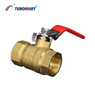 Tubomart OEM de bronce de válvula de bola de potencia manual 16-32mm Pex Al Pex de tuberías para el suministro de agua y gas